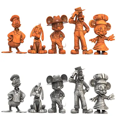 Disney Decorative Sculptures