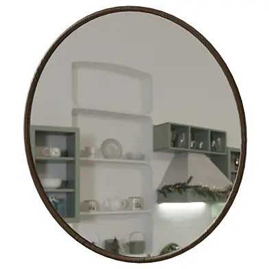 Lucca Dark Mirror by Medusa Home