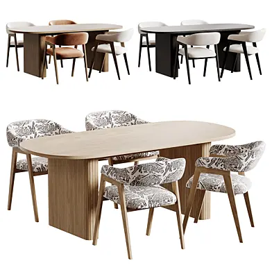 Chelsea Chair and Lois table, стол и стулья