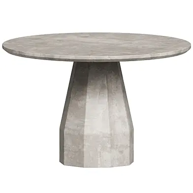 Chrysanthe Indoor and Outdoor Round Dining Table
