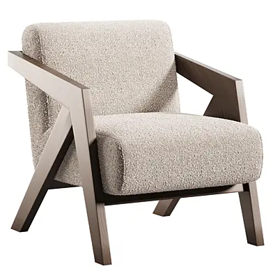 Simple Solid Color Arm Chair