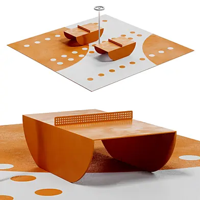 Outdoor tennis table