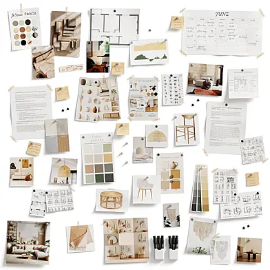 Moodboard Stickers Set
