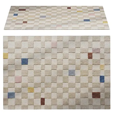 Multicolor Wool Kids Area Rug