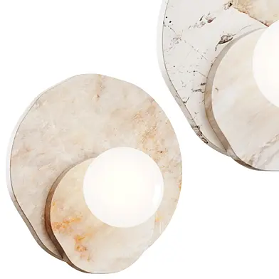 Astr White Onyx Wall Sconce