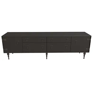 bddw captains mid credenza cabinet