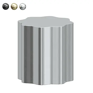 SUNPAN Ikon Dahlia Side Table in Stainless Steel