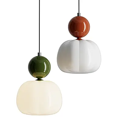Cream Style Bauhaus Art Deco Pendant Light