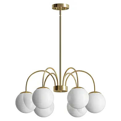 Glass Globe Bubble Round Chandelier