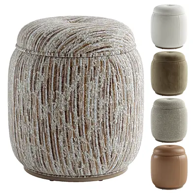 Dialogue Beige Ottoman