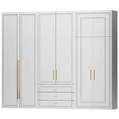 wardrobe closet composition furniture 01