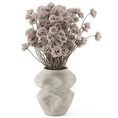 Bouquet Plants Minimal Pot_Set 4317