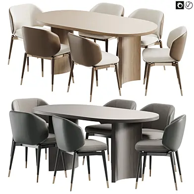 Dining Set 017 | STONE chair | Kelvin Stol