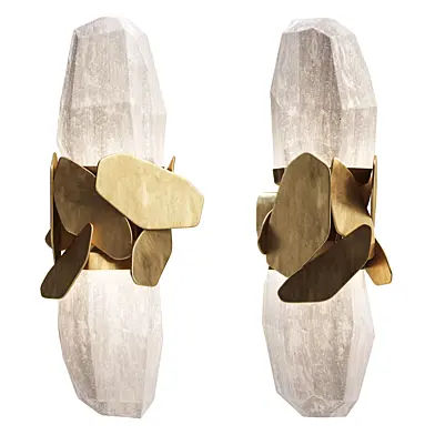 Wall sconce Applique Petal by Cinabre Gallery Paris