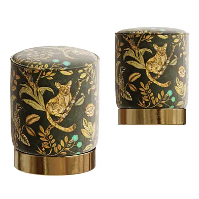 ardmore ceramic art ottoman