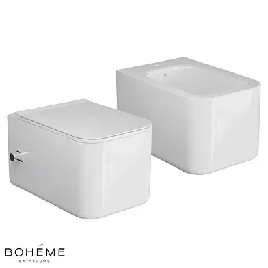 ОМ Унитаз подвесной и биде Boheme MANE