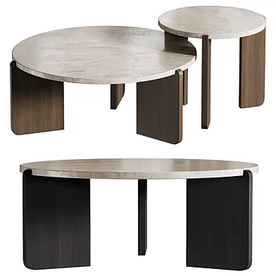 Unique White Marble Coffee Table