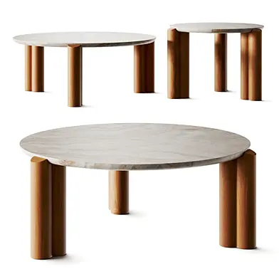 West Elm Lorraine Marble Coffee Table