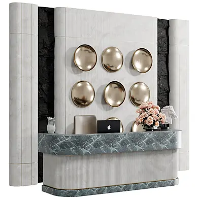 Reception Desk and Wall Decor - office furniture 96