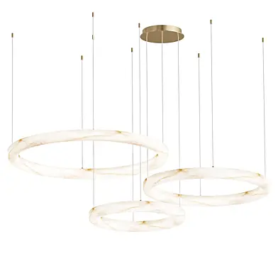 Halo Alabaster Pendant Light