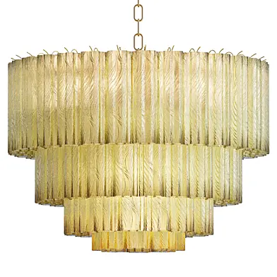 lustre moderne en verre de murano cylindre