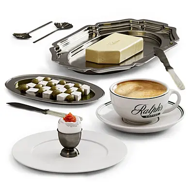 Kitchen decor food set 001