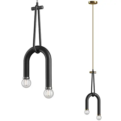 Arc Double Bulb pendant Lighting