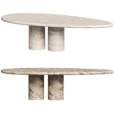 Ippico dining table stone