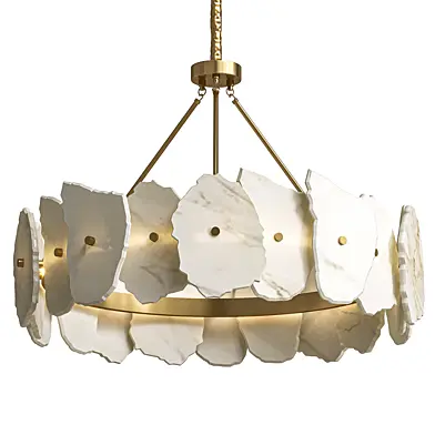 Modern Round Marble Chandelie