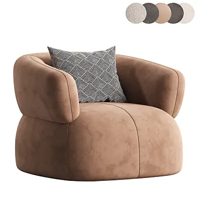Fur Swivel Chair