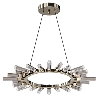 Smart pendant light with glass shades