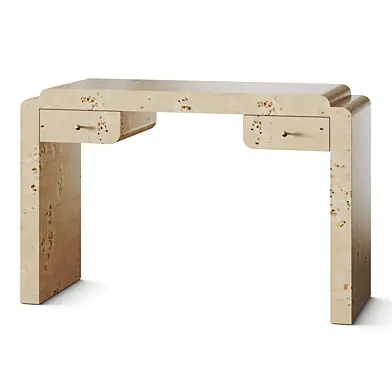 Anthropologie Shura Burl Console Table