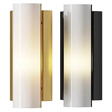 Swedish Brass Acrylic Wall Light Large