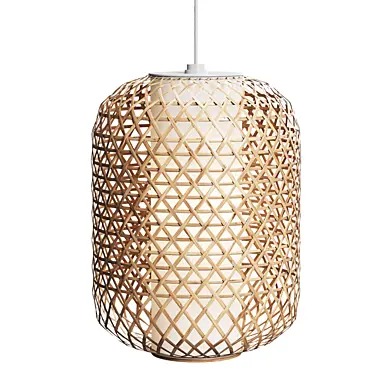Pendant bamboo bell lamp by ETSY