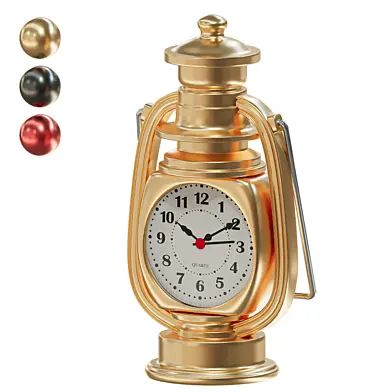lantern table clock