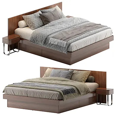 Sato wooden bed by Westwing