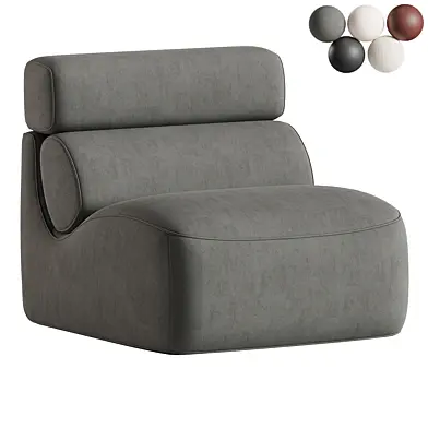 Smooth armchair by tylko
