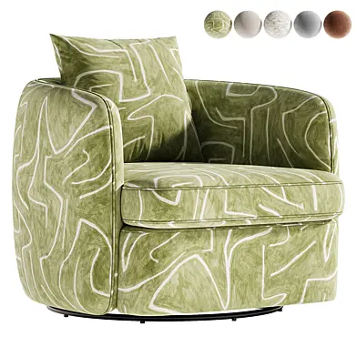 Uno Swivel Armchair by Dantone Home