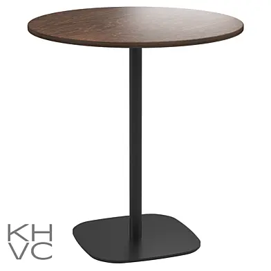 Стол обеденный лофт для бара, кафе с круглой столешницей PS006.4/42/750