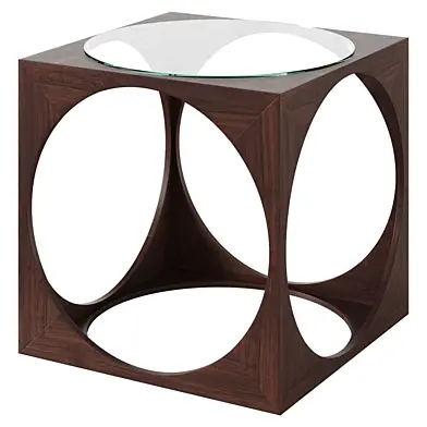 Cubo Palisander Wood Coffee Table