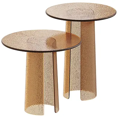 Poliform Orbit Glass Coffee Tables
