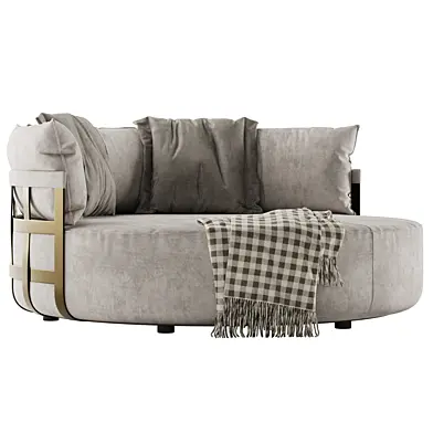 Rugiano Dafne round sofa