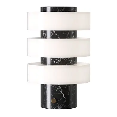 Mercury Green Marble Table Lamp
