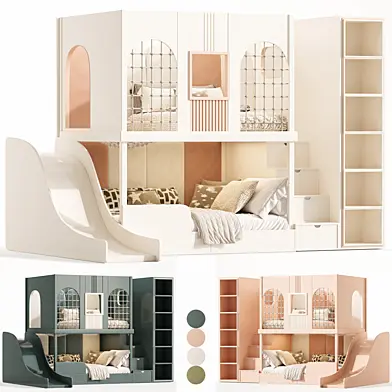 Kids bedroom Children bunk bed 29