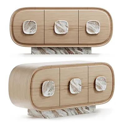 Samson Sideboard, Terra Bianca Marble