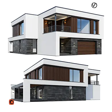 Modern house V153