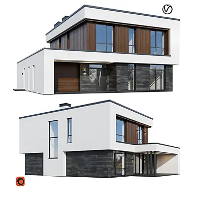 Modern house V154