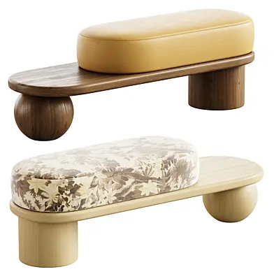 Minimal Sculptural Bench