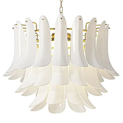 Next Messina White Chandelier Ceiling Light