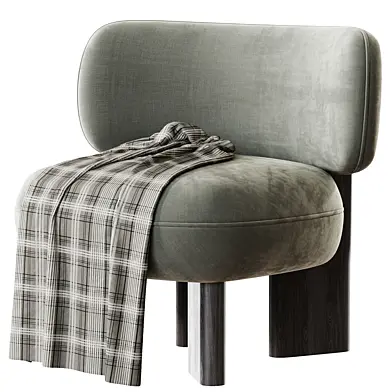 Arturo Timber Leg Occasional Chair